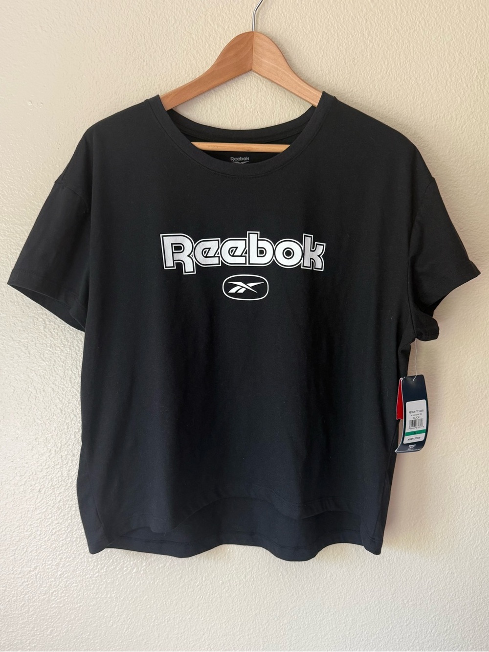 ❇️Reebok Black Short Sleeve Logo Tee 2 for $22❇️